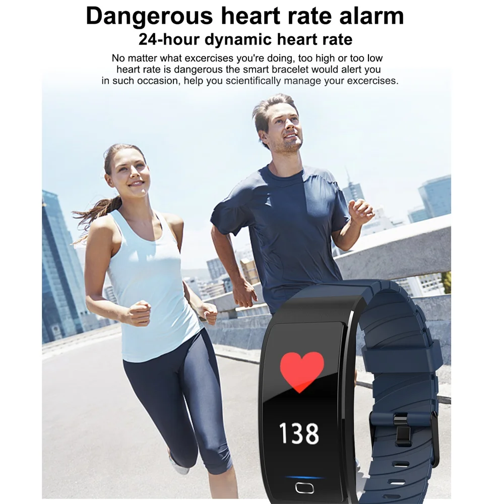 696 S7 Smart Bracelet Color Screen IP68 Waterproof Wristband Heart Rate Monitor Smartwatch for Android IOS | Электроника