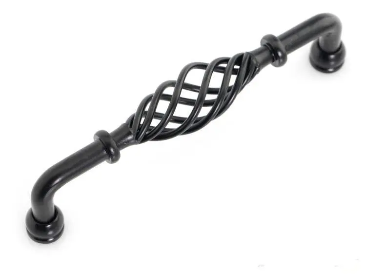 

10Pcs/Black Birdcage Cabinet Pull Handle And Bar Knob ( C:C:128MM L:135MM )