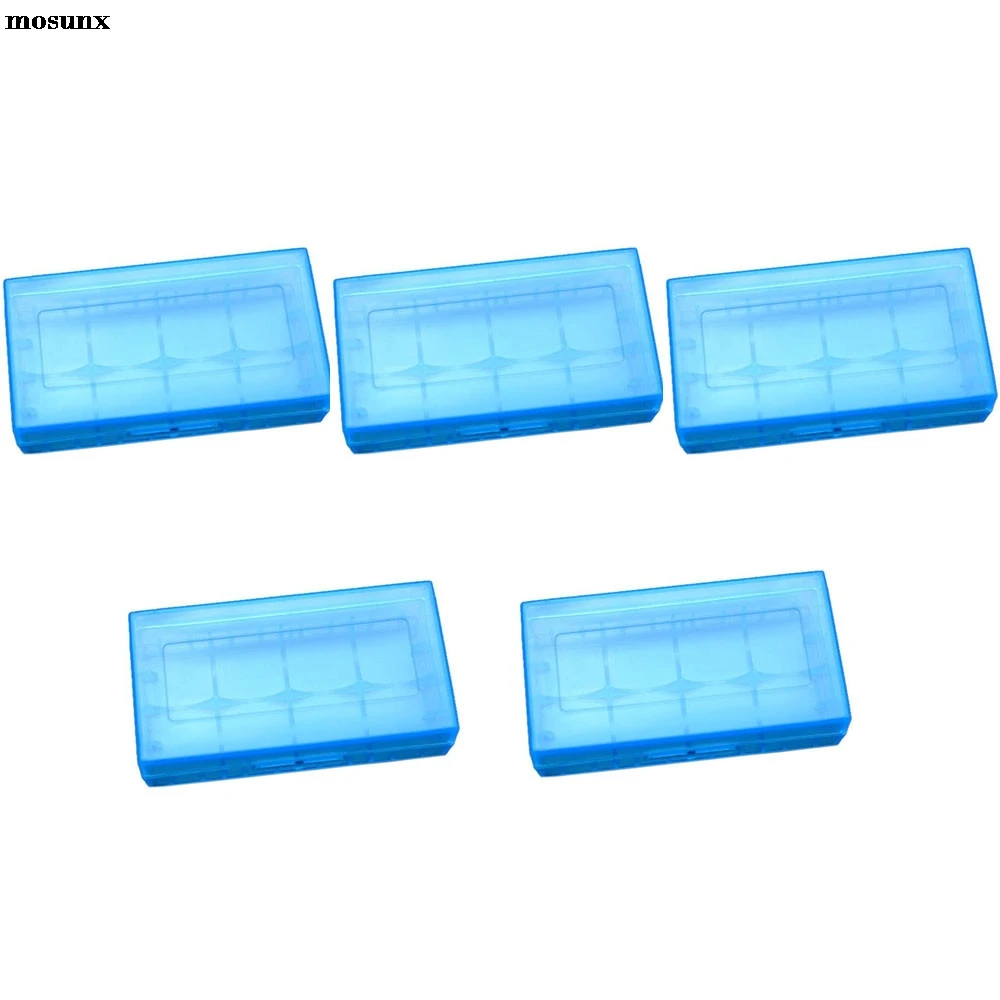 Mosunx 5 шт. CR123A 18650 16340 пластиковый жесткий чехол для аккумулятора держатель