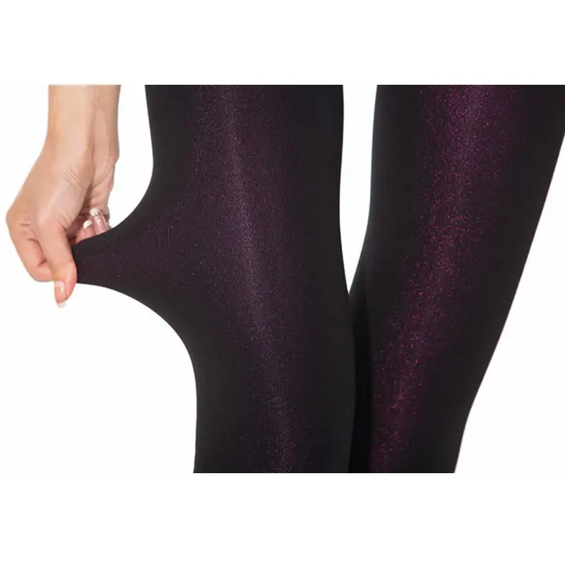 Модная распродажа Для женщин Леггинсы для однотонные толстые велюр с длинным