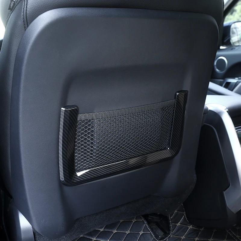 Carbon fiber Style ABS Plastic Rear Row Seat Frame Trim For Land Rover Discovery Sport 2015-2017 Car-Styling Auto Accessories | Автомобили