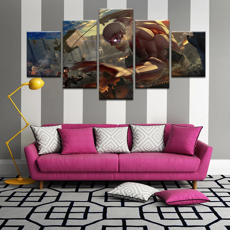 Фото 5 шт. холст обувь для косплея по аниме атака на Титанов живопись Гостиная 5 шт. холст обувь для косплея по аниме атака на Титанов живопись Гостиная