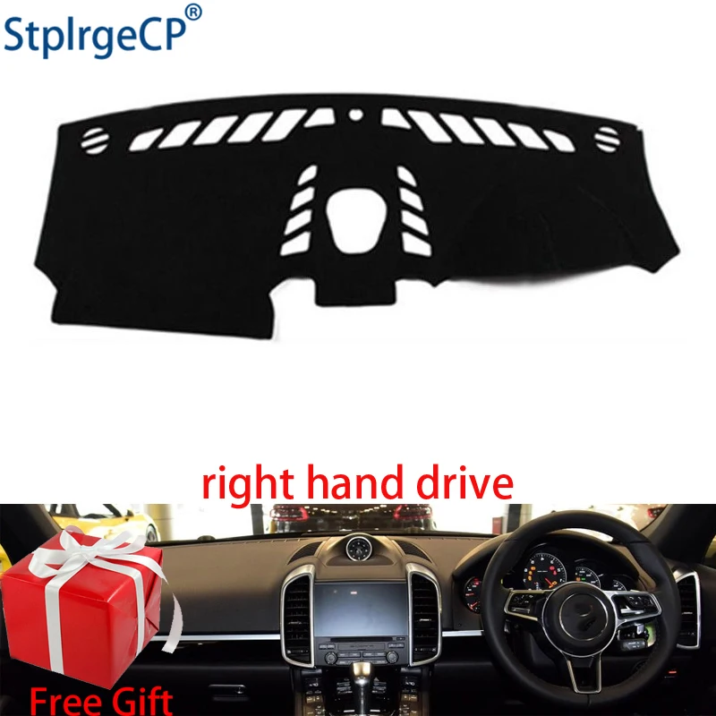 

Car Dashboard Cover Mat for Porsche cayenne 2011 2012-2016 Right Hand Drive Dashmat Pad Dash Mat Covers Dashboard Accessories