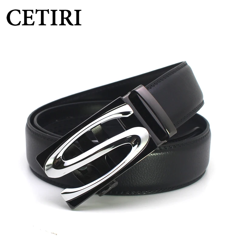 CETIRI, мужской ремень, роскошный бренд, натуральная кожа, трещотка, ремни для мужчин, s, автоматическая пряжка, Воловья кожа, ремень, Официальный ремень cinto 140 см