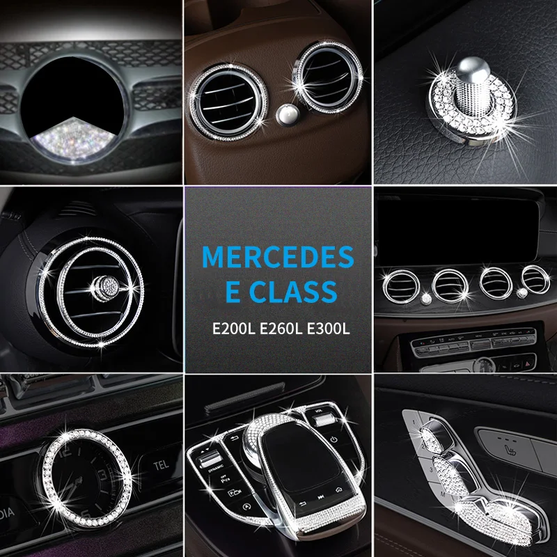 Наклейка эмблема на рулевое колесо для Mercedes E Class E200L E260L E300L|Наклейки автомобиль| |