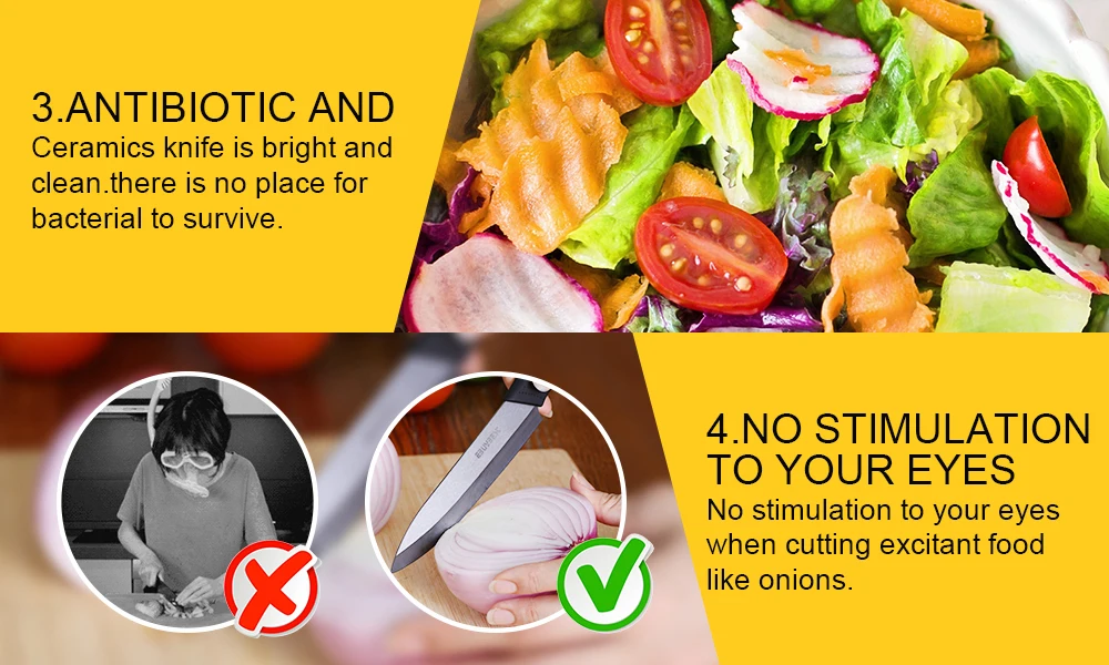 Zirconia Ceramic Knives Set Knives Set 3 4 5 6 inch+ Peeler Multi-color Handle Paring Slicing Chef Knife Kitchen Cooking Tools