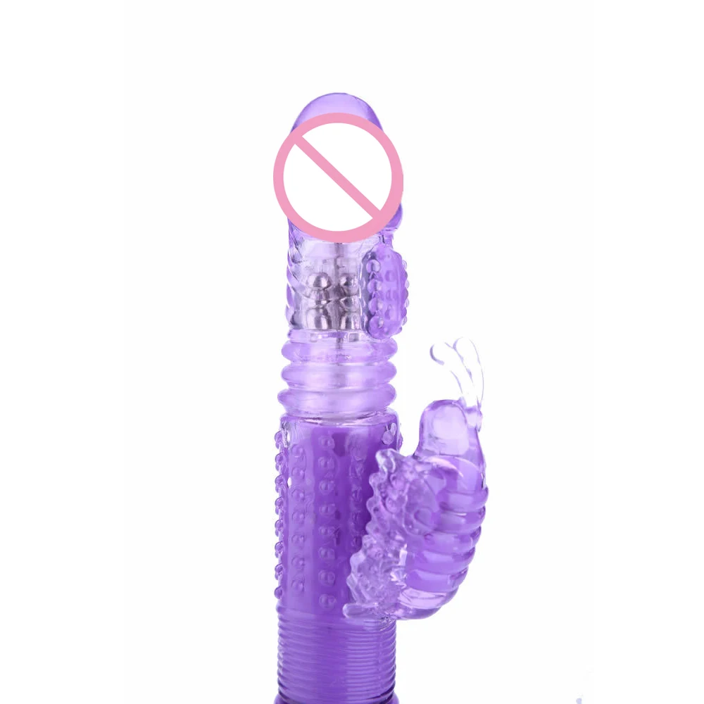 12 Скоростей двойной двигатель Кролик Вибраторы и вращение G Spot Вибратор массажер
