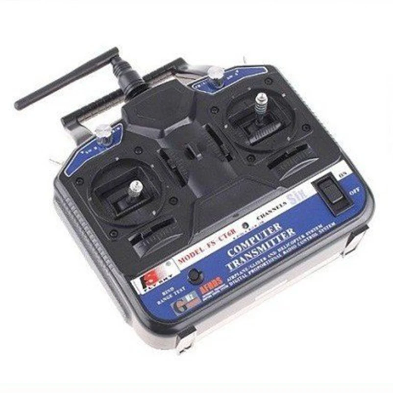 

Fly Sky FS-CT6B 6CH 2.4G RC Transmitter Remote Controller 6 channel for Heli/Airplane/Glid/Copter RC Drone