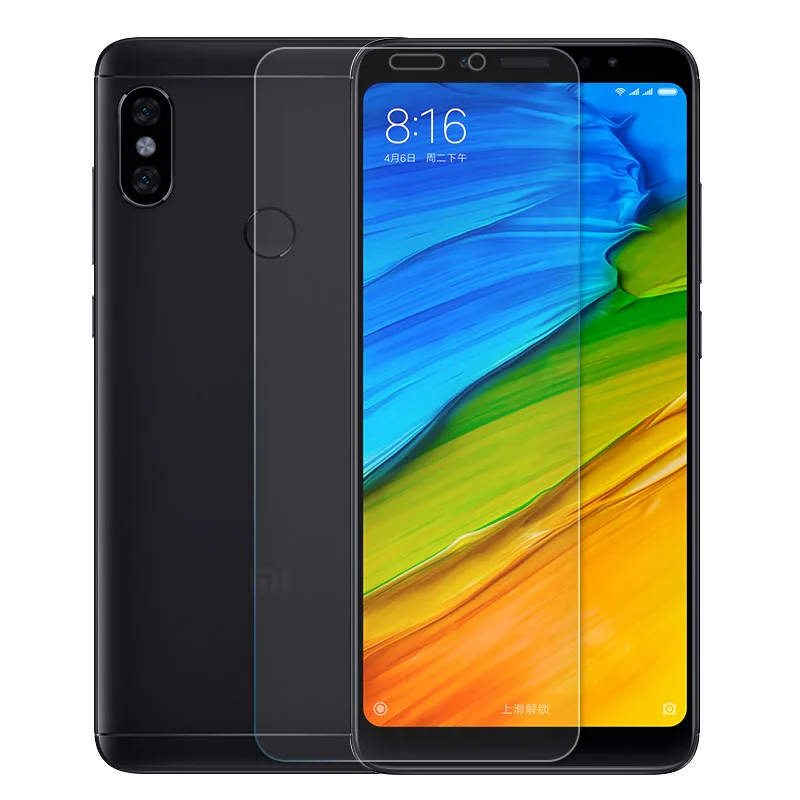EXUNTON 2PCS Super Clear 2.5D 9H Tempered Glass For Xiaomi Redmi 5 Redmi5 Plus Note 5A Note5 Pro Screen Protector New | Мобильные