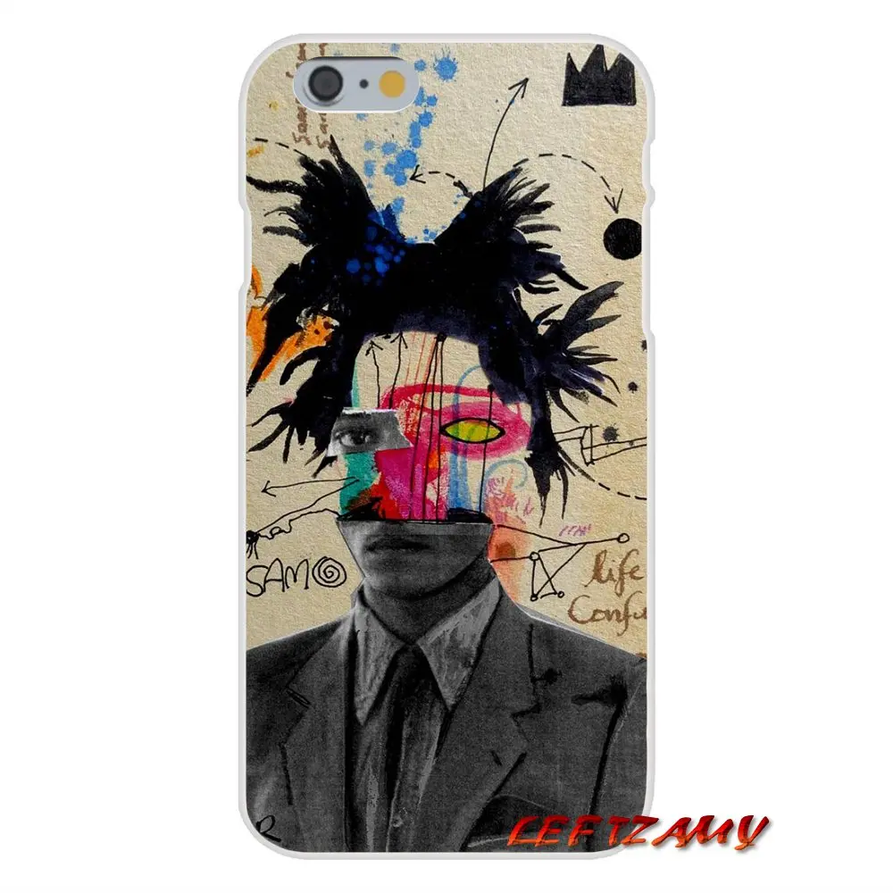 Для iPhone X XR XS MAX 4 4S 5 5S 5C SE 6 6S 7 8 Plus Jean Michel Basquiat аксессуары чехлы для телефонов |