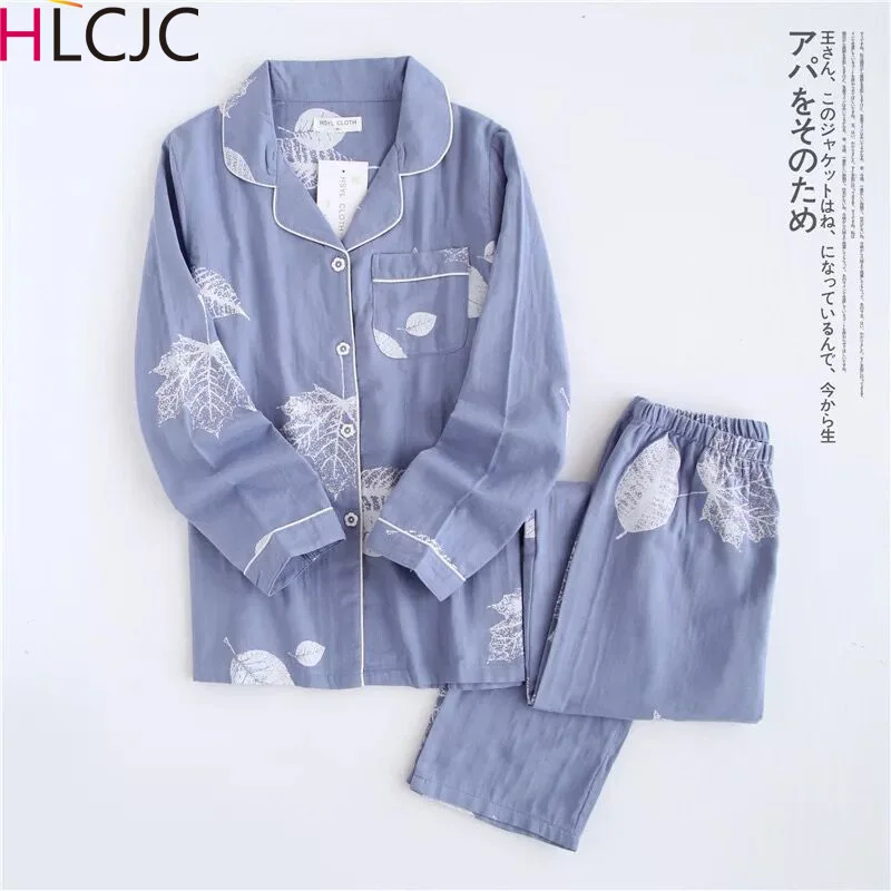 Женский пижамный комплект с Кленовым листом Повседневная летняя пижама из 100%