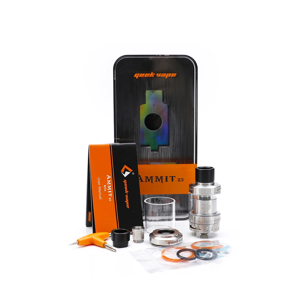 Оригинальный GeekVape Ammit 25 RTA Geekvape ammit 2 мл/5 мл Улучшенная 3D система воздушного потока