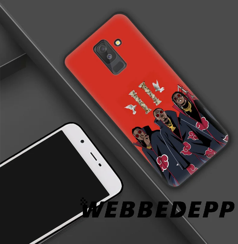 Мягкий силиконовый чехол WEBBEDEPP Migos Bands для Samsung Galaxy A9 A8 A7 A6 Plus 2018 A5 A3 2017 2016 Note 9 8 |