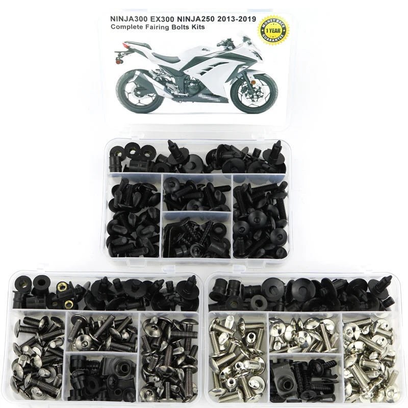 Подходят для Kawasaki Ninja 300 EX300 250 2013 2014 2017 Полный Комплект болтов обтекателя