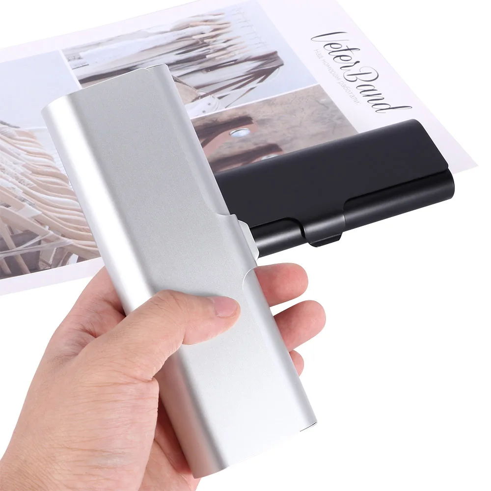 1 шт. тонкий портативный Матовый Жесткий металлический Чехол для очков