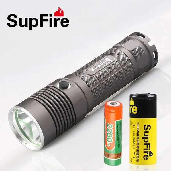 Supfire L5 CREE XM L T6 10 Вт светодиодный фонарик 1100 люмен 18650 батарея|torch 18650|led light torchled