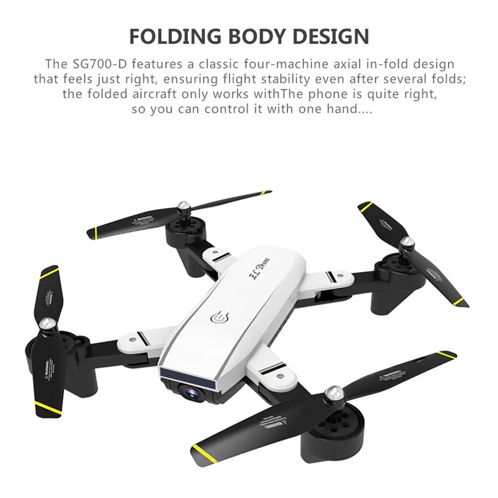 SG700-D Складная RC игрушка Дрон с 720 P 1080 p Full HD Камера Профессиональный смарт Follow оптическим позиционированием VS S20 Дрон подарка