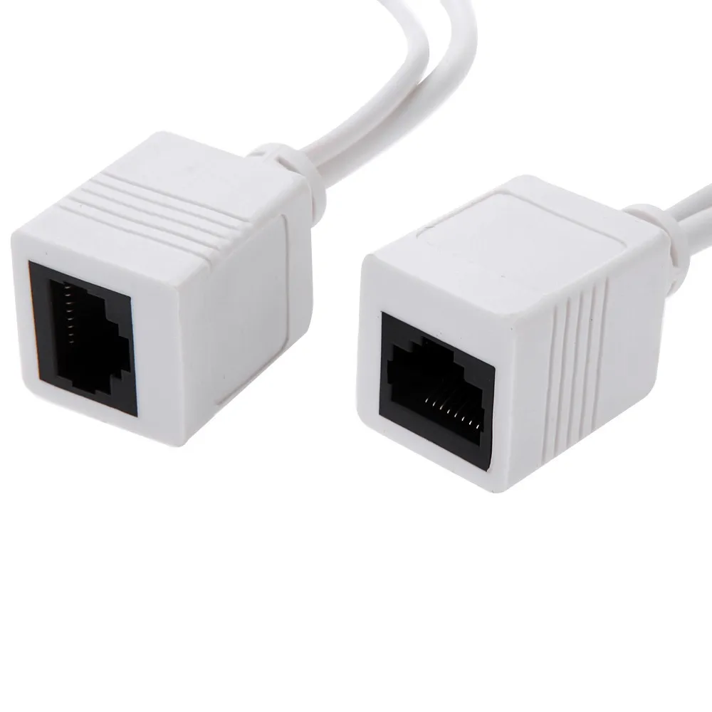 500 шт. 250 пар кабель адаптер POE RJ45 инжектор Сплиттер Комплект лента экранированный
