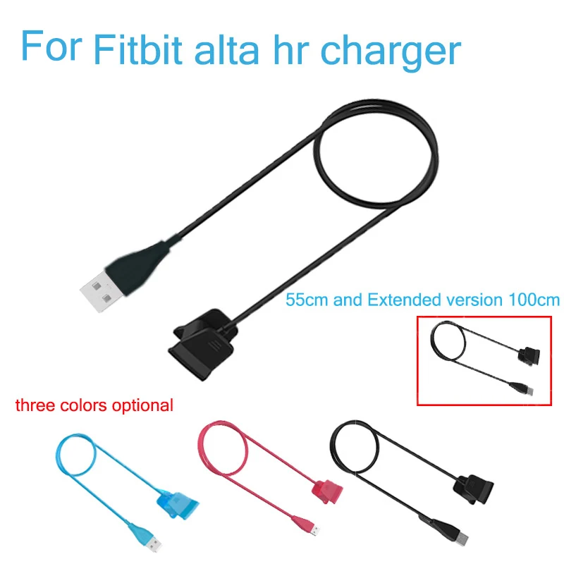 Быстрая зарядка USB кабель для Fitbit Alta HR Replacment Band маленький браслет умные аксессуары Подходит бит Alta HRUSB зарядное устройство адаптер