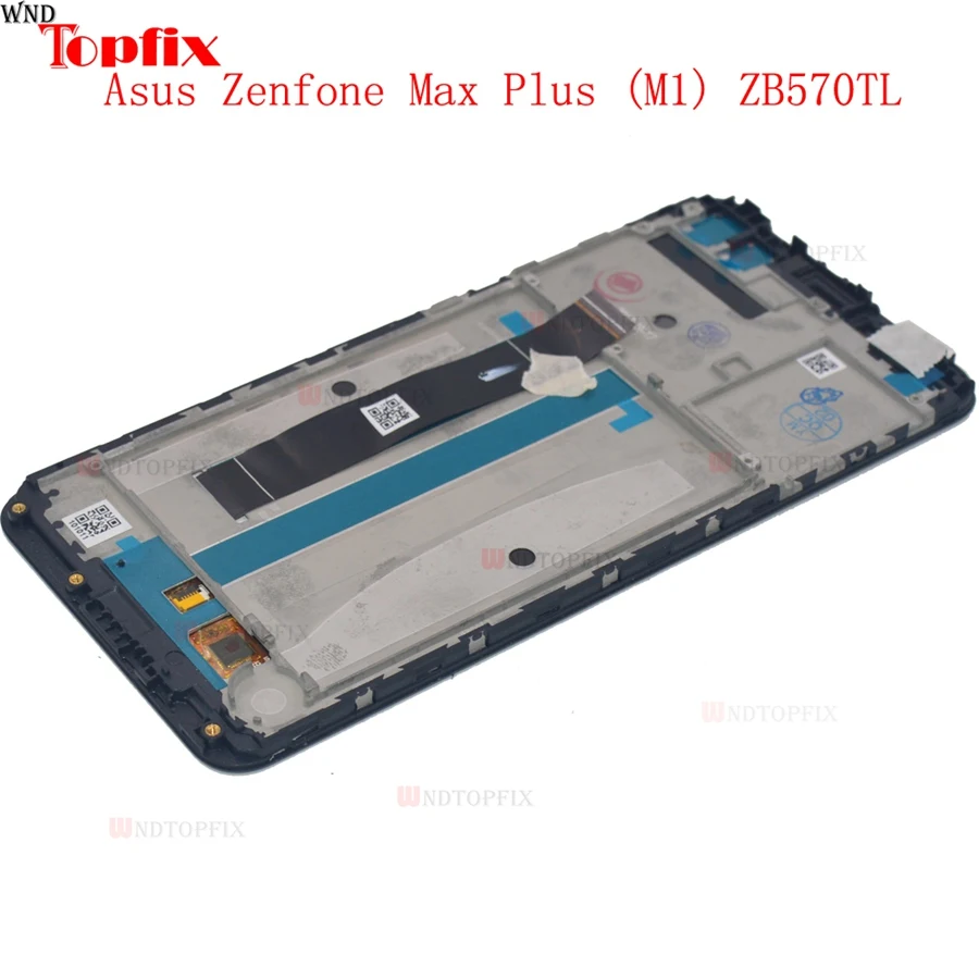 ЖК-дисплей 5 7 дюйма для Asus Zenfone Max Plus M1 ZB570TL X018DC сенсорный экран дигитайзер с рамкой