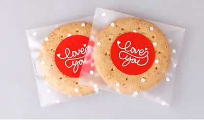 Самоклеящаяся конфетная сумка DIY Рождественский Подарочный держатель Oganizer 100 шт.