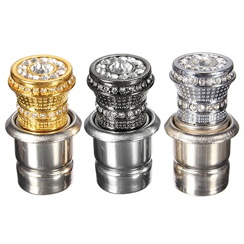 Bling Rhinestone инкрустированная Авто железная Зажигалка для прикуривателя 12V Luxury