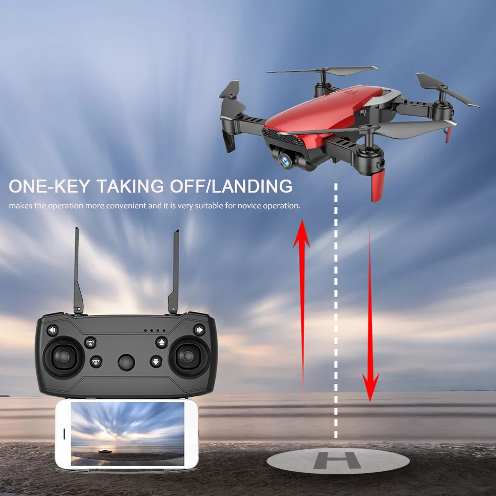 Новый Rc вертолет X12 Drone 0.3MP Quadcopter с камерой WiFi FPV 2 4G возврат одной кнопкой