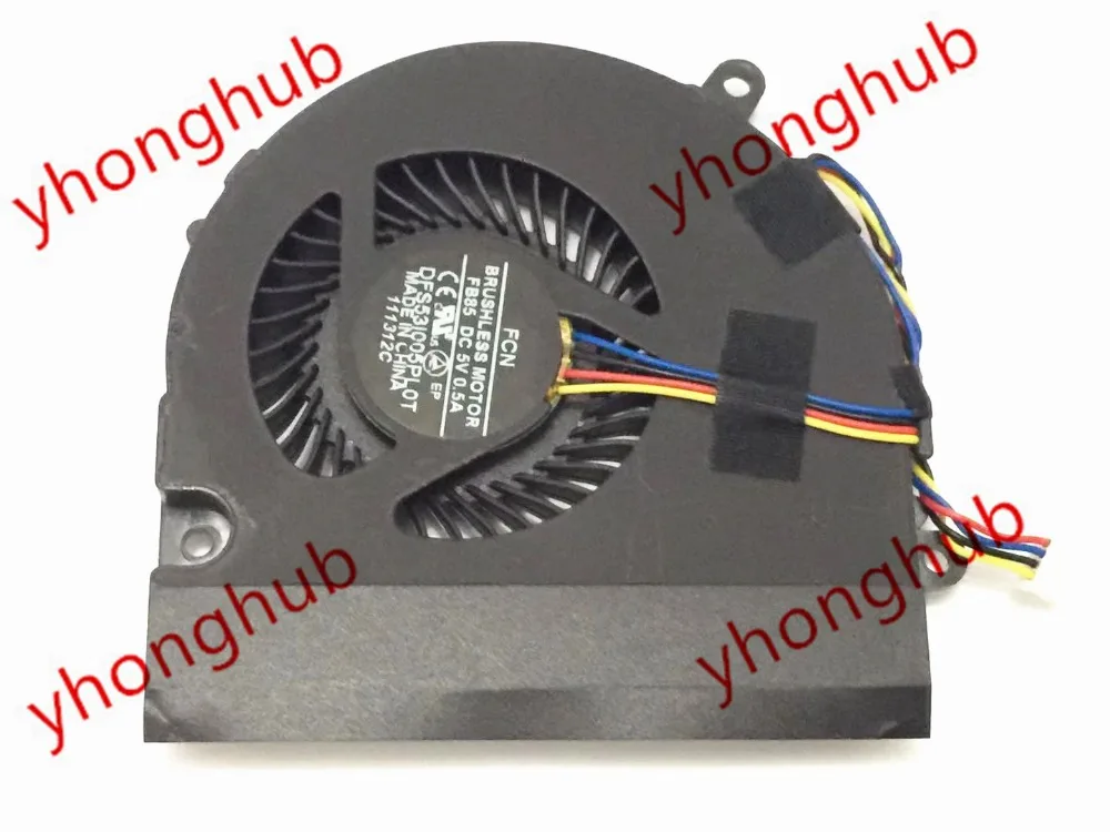 Дтс 13N0-ZGP0101 FB85 DFS531005PL0T DC 5V 0.5A 4-проводной Сервер вентилятор охлаждения | Компьютеры