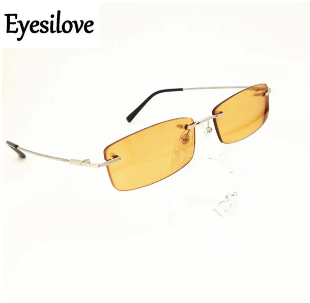 Очки Eyesilove без оправы для близорукости солнцезащитные очки ультра Светлые