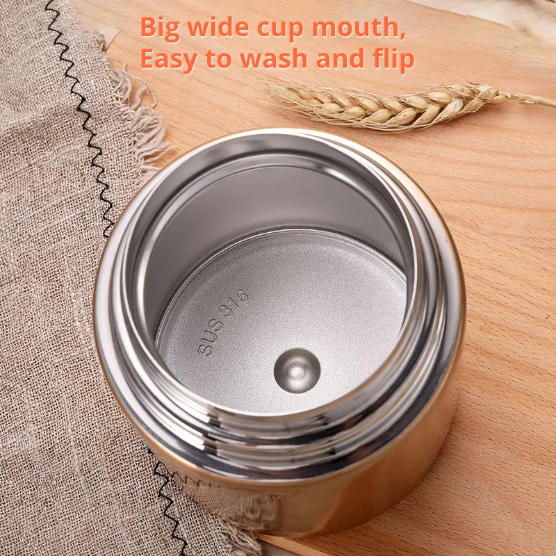 Термос для обедов термос большой емкости из изолированной нержавеющей стали 316