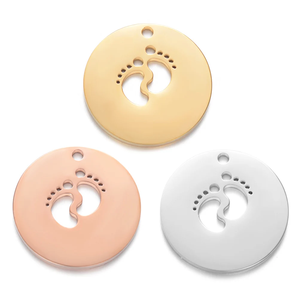 

10 шт./лот 22 мм круглый выдолбленный шарик для детской стопы, кулон, зеркальная полированная бижутерия, аксессуары DSCSL7565