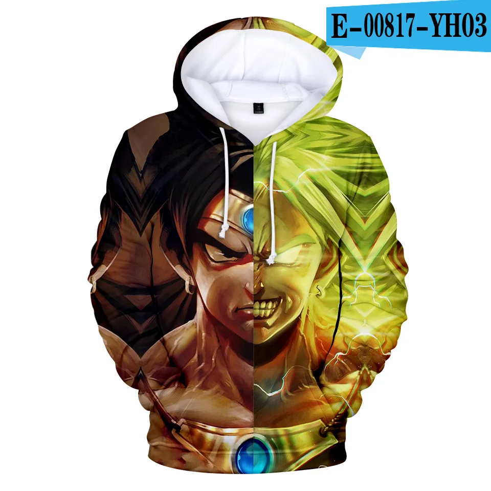004 3D Аниме Толстовка Dragon Ball Z с карманом, толстовки с капюшоном, Poleron Hombre, уличная одежда, Sudadera Dragon Ball, толстовка с капюшоном, мужская куртка - Цвет: 004