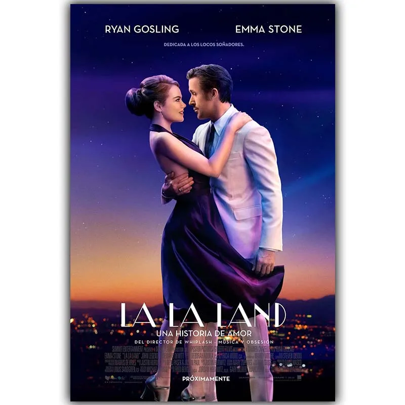 La Land плакат художественный шелковый постер с принтом 30x45 см 50x75 60x90 картинки для