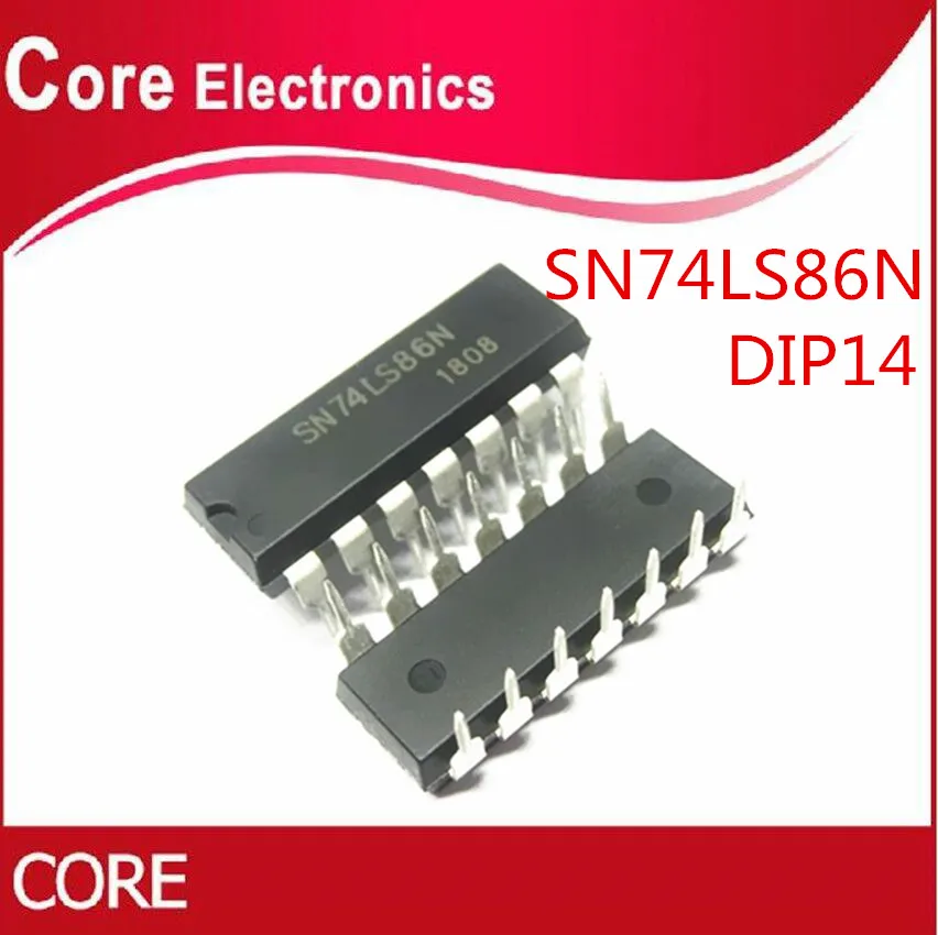 100 шт. HD74LS86P DIP14 HD74LS86 DIP SN74LS86N оригинальный IC|10 pcs| |