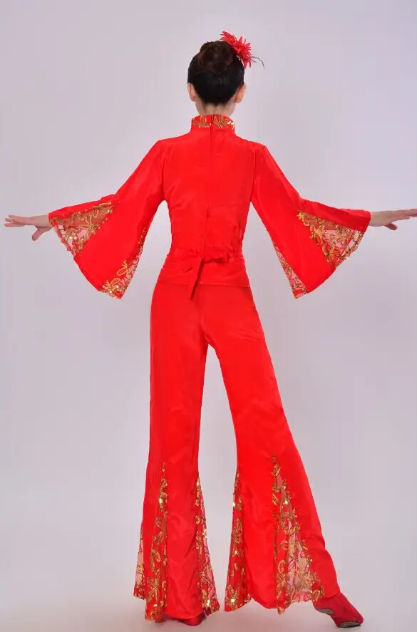 Новинка 2015 красный женский Древний китайский национальный костюм традиционный