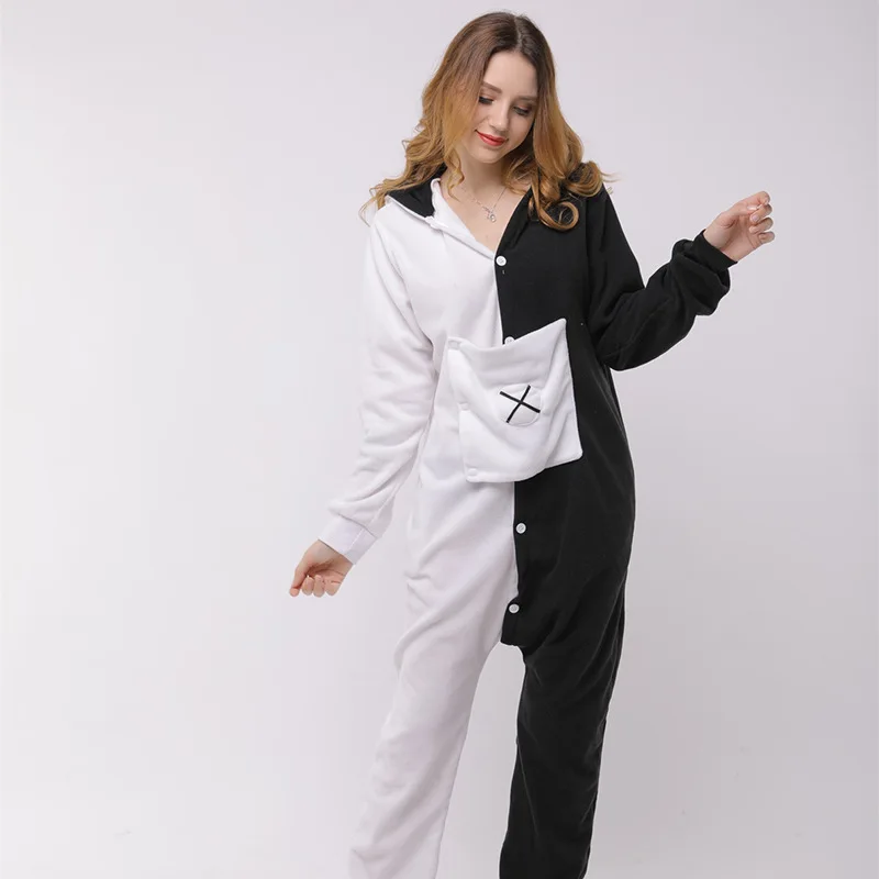 Взрослыеkigurumi ботинки для косплея данганронпа Уганда медведь Монокума Костюмы