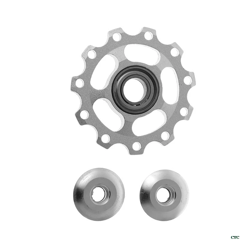 silver 11 зуб MTB велосипед Подшипник Jockey колеса шкив дорожный велосипедный переключатель передач - Цвет: silver