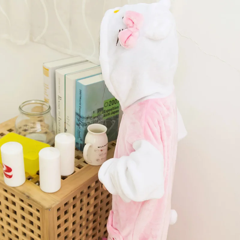 Одежда для дома фланелевая пижама детская в виде животных кингуруми кингурумми