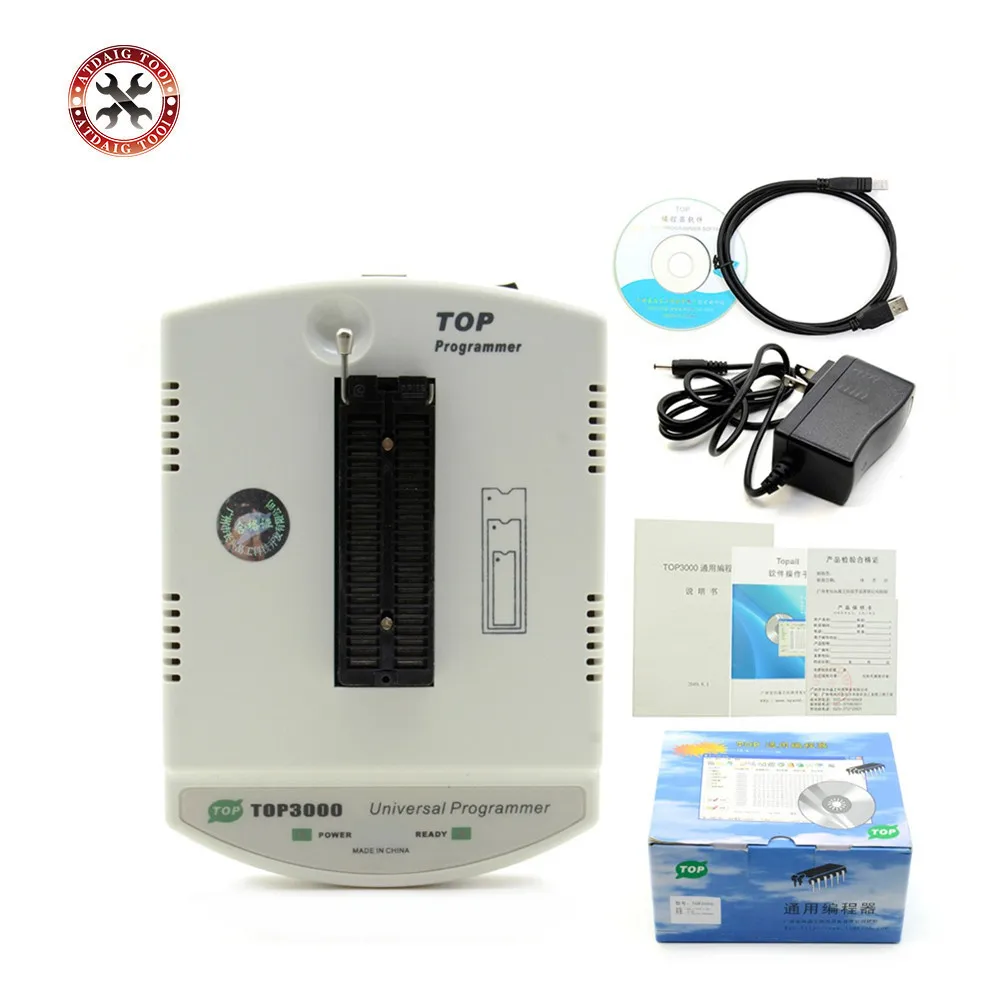 DHL Бесплатная TOP3000 топ 3000 USB Универсальный программатор ЭБУ Чип Tunning Eprom