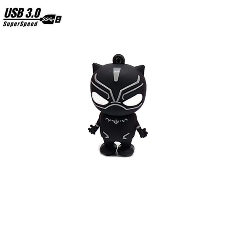 USB 3,0 flash drive мультфильм с супергероями Флеш накопитель 8 GB 16 ГБ, 32 ГБ, 64 ГБ memoria usb stick мини-компьютер подарок флешки cle usb - Цвет: Зеленый