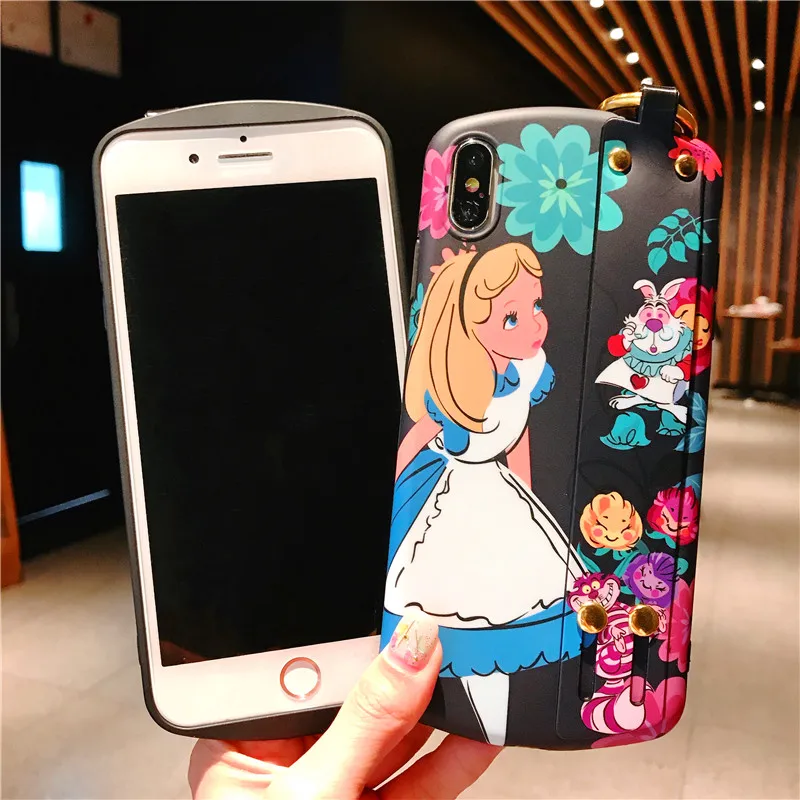 Мягкий силиконовый чехол для телефона с изображением принцессы Алисы iPhone11 Pro XS MAX