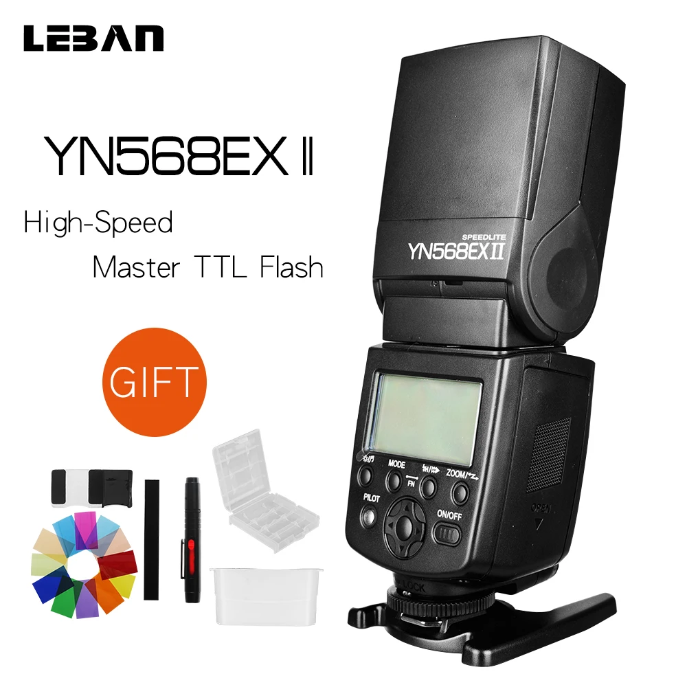 Вспышка Yongnuo YN 568EX III TTL Master с высокой скоростью синхронизации 1/8000s для CANON 5D2 5D3 6D 7D 60D