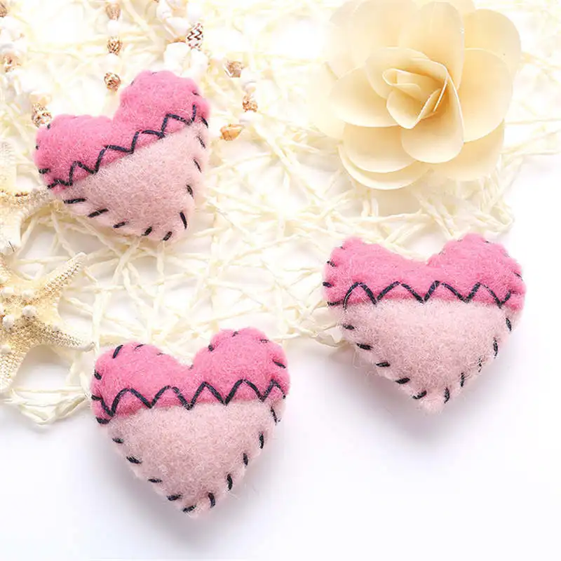 1 шт. 5 цветов шерстяной войлок сделай сам ручная работа форма сердца Набор для