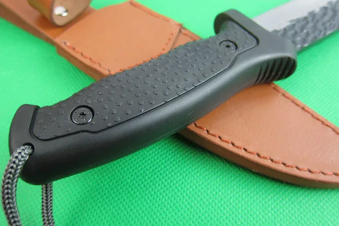 Black Forge Steel Hunting Knife Survival Knives Fixed Blade Camping Straight Tactical ABS Handle 730# | Инструменты