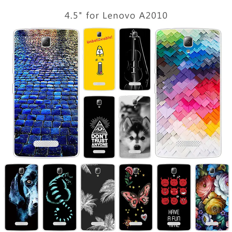 Мягкий ТПУ мобильный телефон для Lenovo A2010 чехол из мягкого прозрачный силиконовый