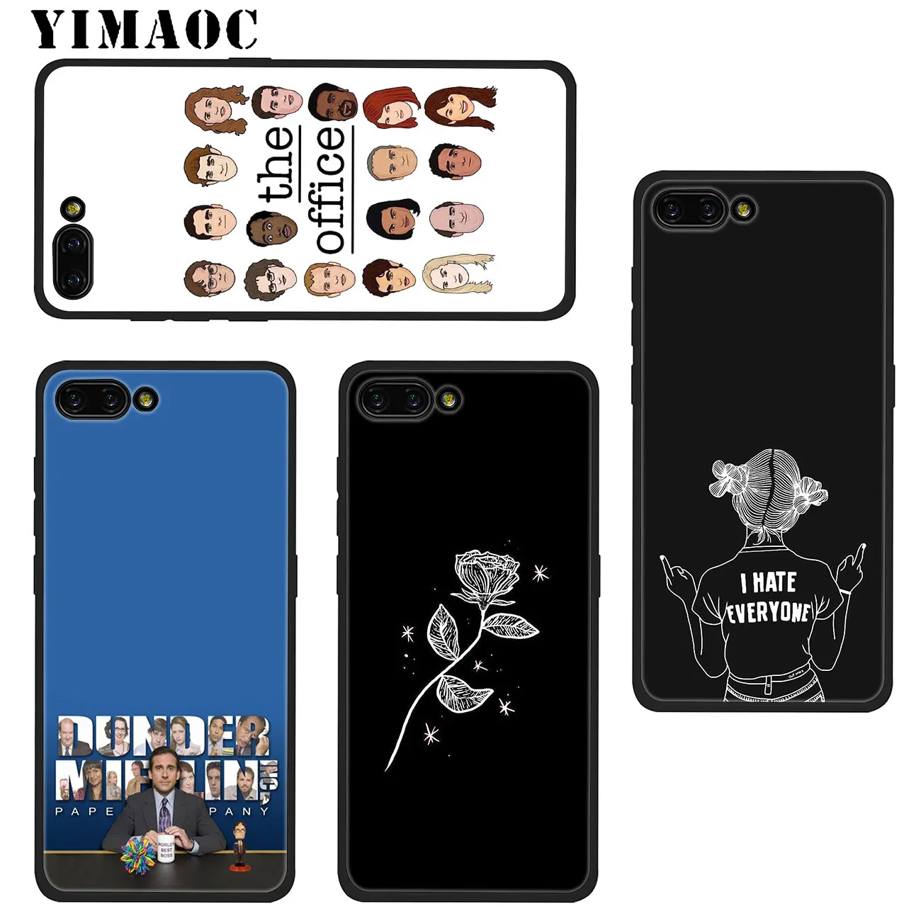 Мягкий силиконовый чехол YIMAOC с забавным юмором для офиса телефона Huawei Honor 20 Pro 8C 8X 8