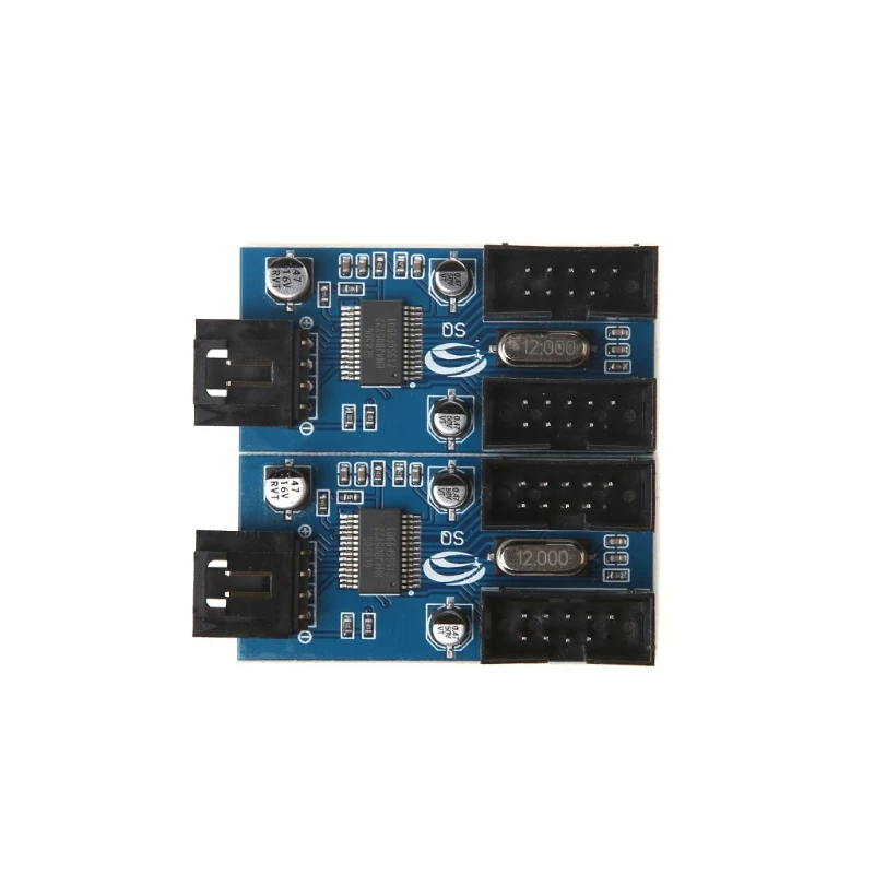 ПК Чехол Внутренний 9 Контактный USB 2 0 папа от 1 до 4 Женский разветвитель PCB чипсет
