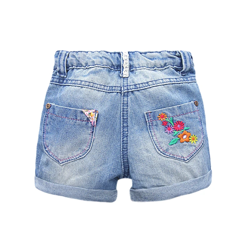 Модные джинсовые шорты для маленьких девочек летние детские Новое поступление с
