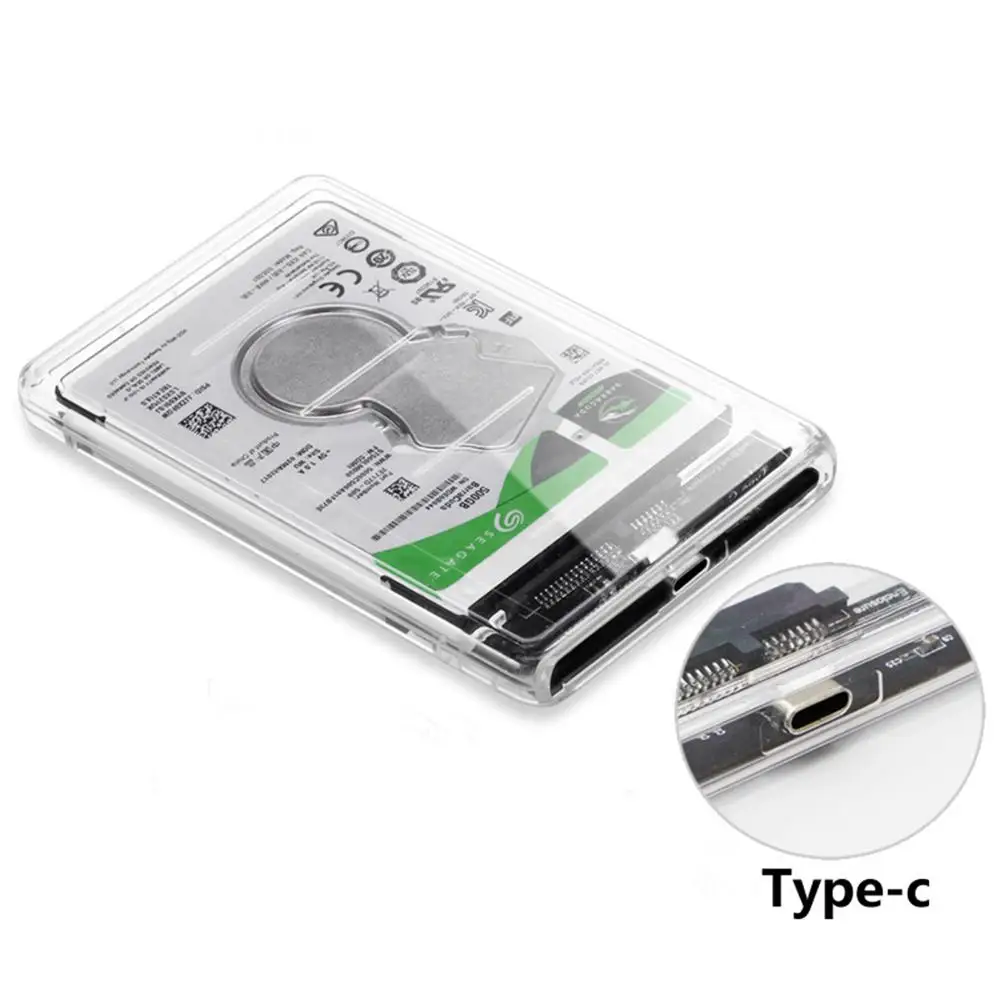 Корпус для внешнего жесткого диска 2 5 дюйма USB 3 0 1 Type C SATA HD|Корпус диска| |