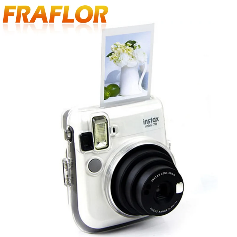 Для Fuji Polaroid Instax Mini70 мягкая сумка через плечо из искусственной кожи/кристально